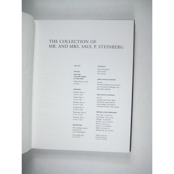 Sothebys Auction Catalog 2000 Collection Steinberg 7479 Chinese Porcelain Silver - Picture 4 of 8